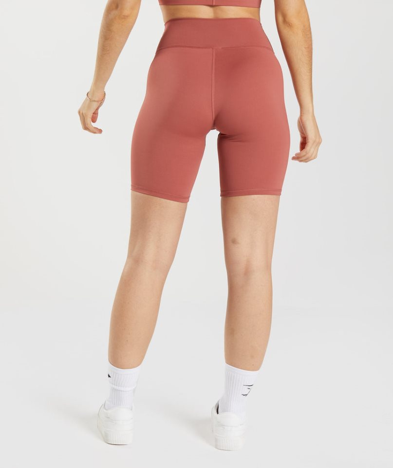 Szorty Gymshark Elevate Cycling Damskie Brązowe | PL 987YAC